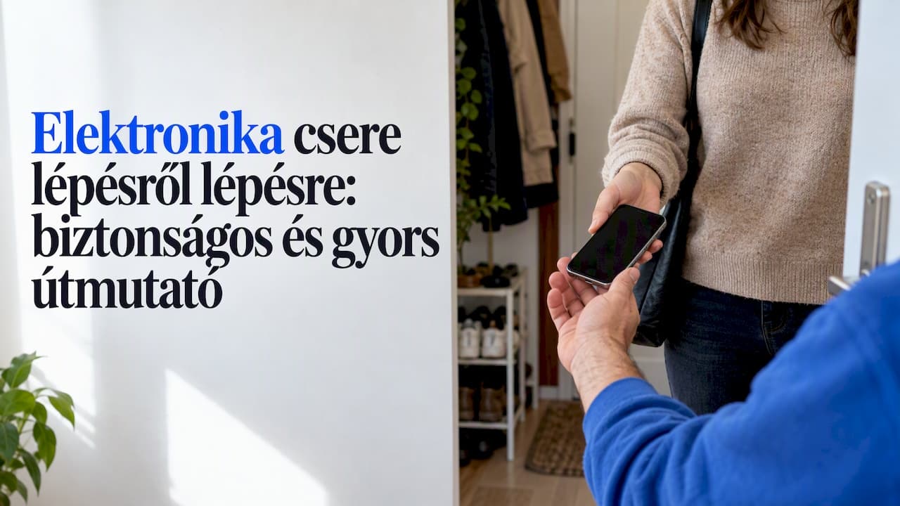 Elektronika csere lépésről lépésre: biztonságos és gyors útmutató