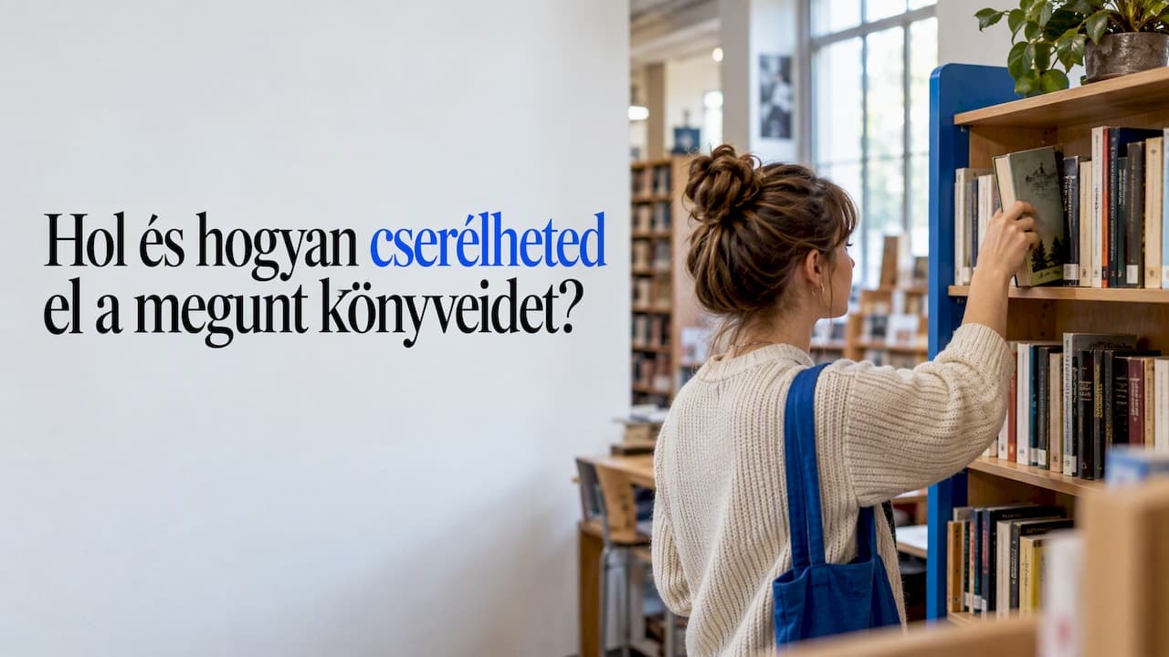 Könyv csere: hol és hogyan cserélheted el a megunt könyveidet
