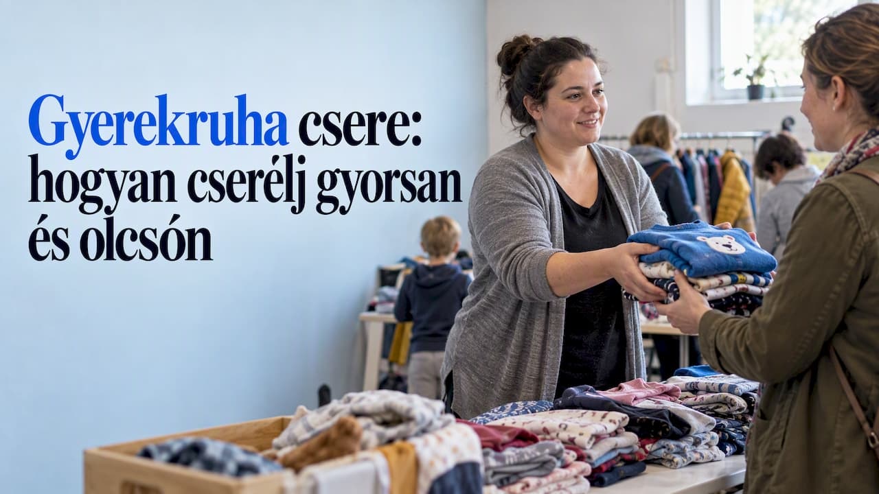 Gyerekruha csere: hogyan cserélj gyorsan és olcsón