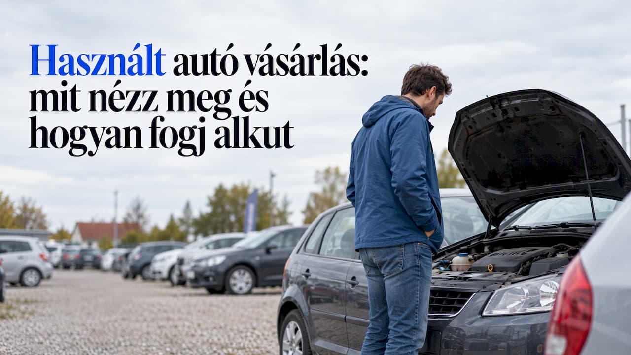 Használt autó vásárlás: mit nézz meg és hogyan fogj alkut