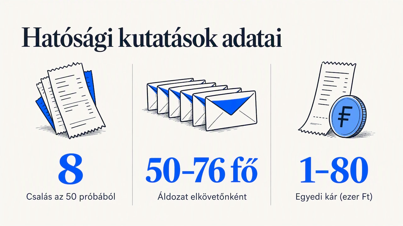 Próbavásárlási és rendőrségi csalási adatok