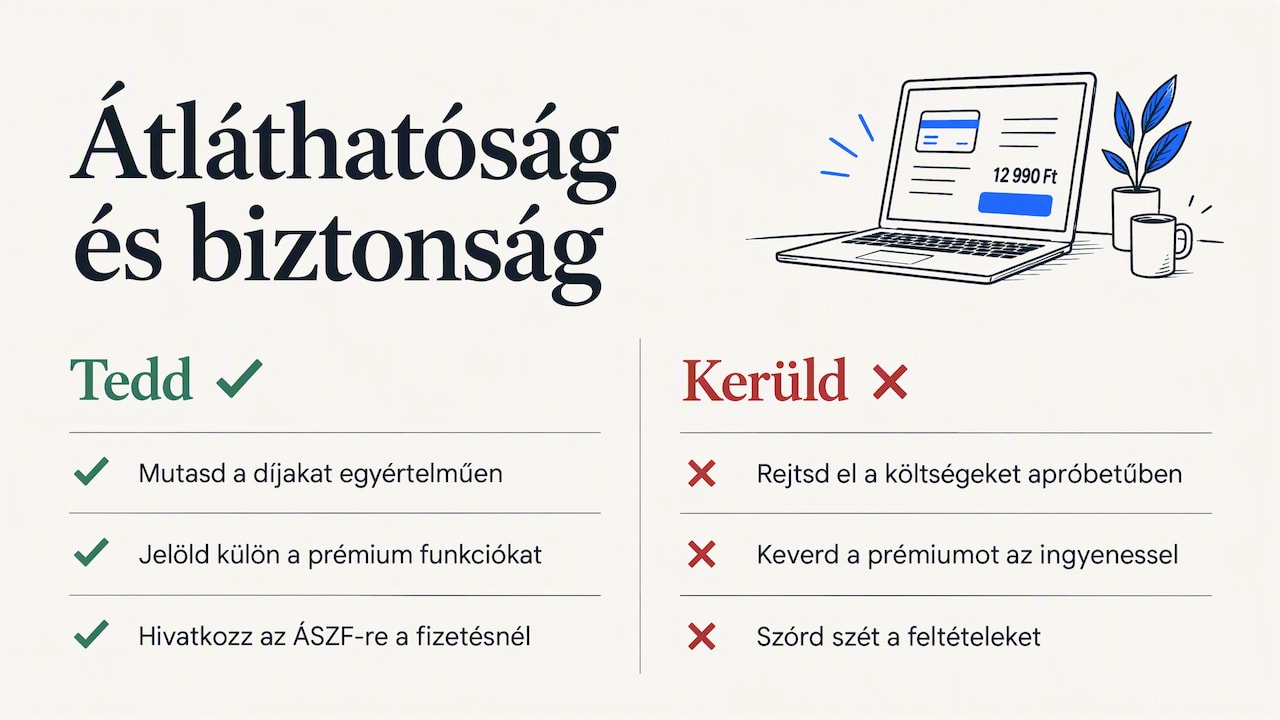Sepercalatt nézőpontja: tervezett átláthatóság és biztonság a platformon — overview diagram