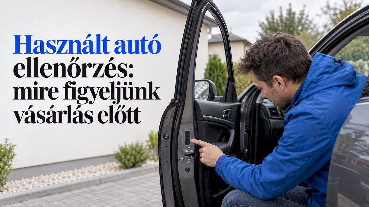 A vevő ellenőrzi a használt autó VIN-számát